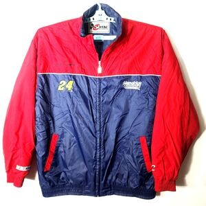 Vtg 2002 Chase Authentics Jeff Gordon‎ Synthetic Puffer Jacket Insulated Nascar